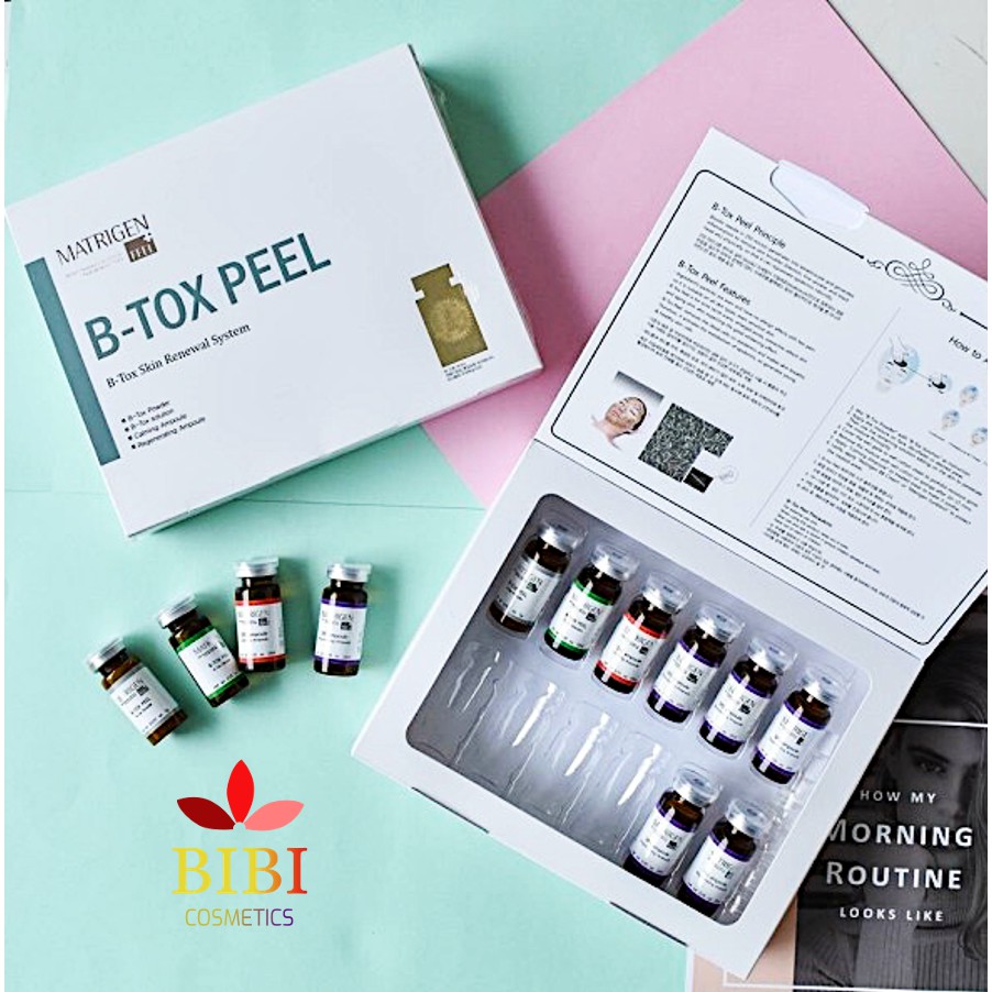 THAY DA SINH HỌC MATRIXGEN B TOX PEEL 2 MÀU SPA