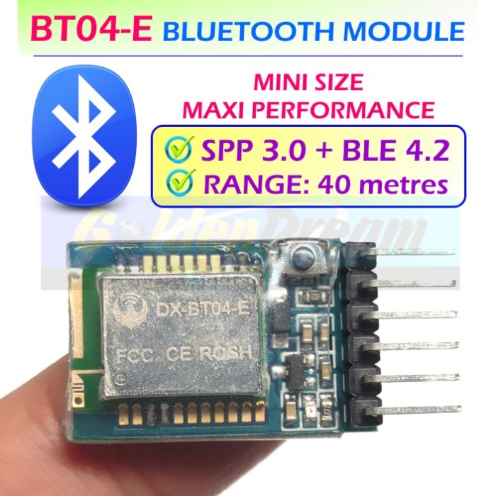 Mô Đun Bluetooth Bt04-E Bt 04-e Arduino Raspbery Pi Vs Hc05 Hc06