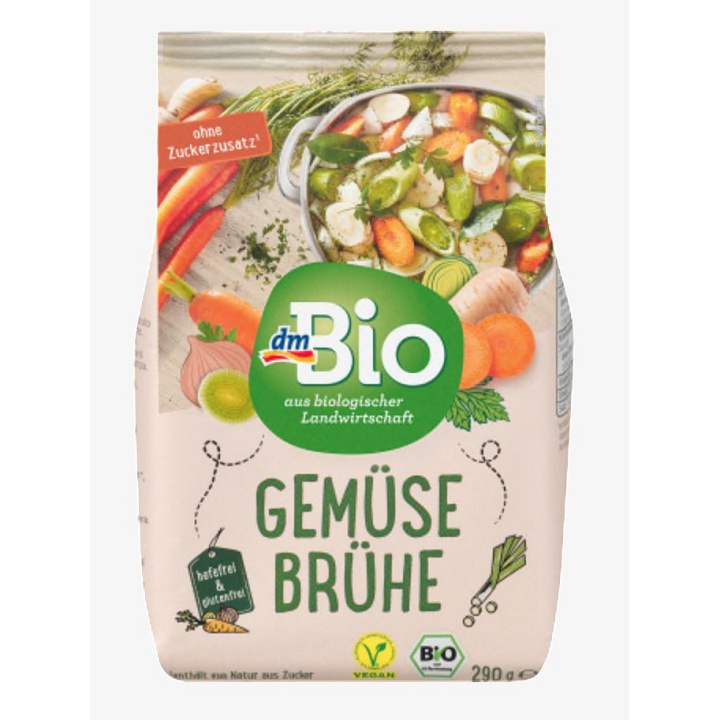 Bột nêm rau củ organic nấu ăn dặm cho bé DM Bio (290g)