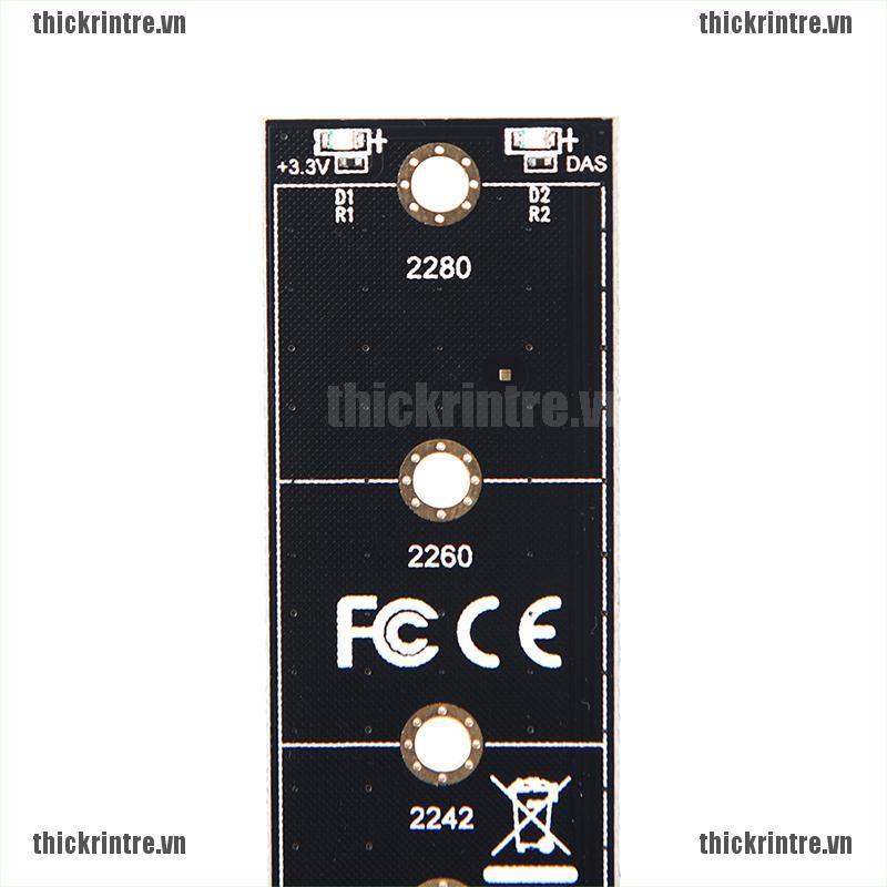 <Hot~new>Pcie To M2 Adapter Nvme Ssd M2 Pcie X1 Raiser Pci-E Pci Express M Key Connector