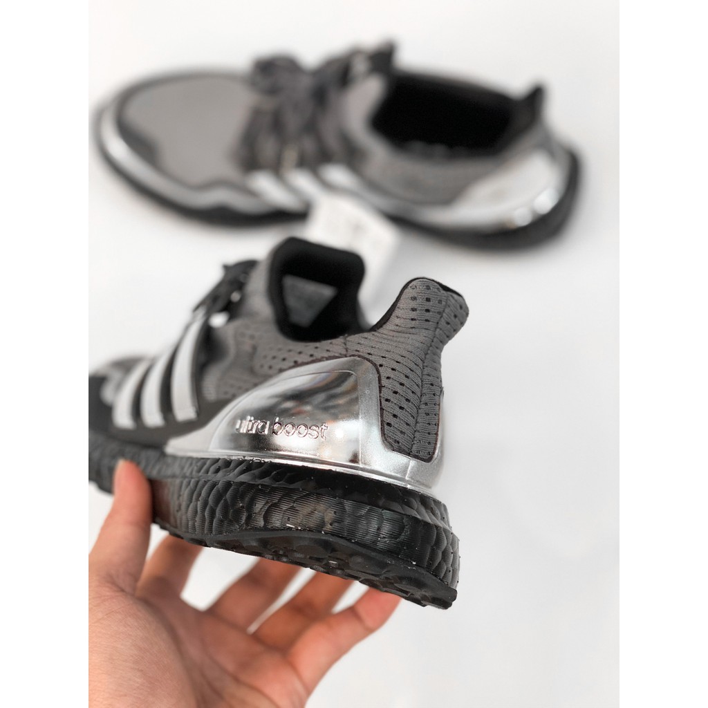 Giày Ultra Boost Metallic Silver nam mới bền êm nhẹ cao cấp