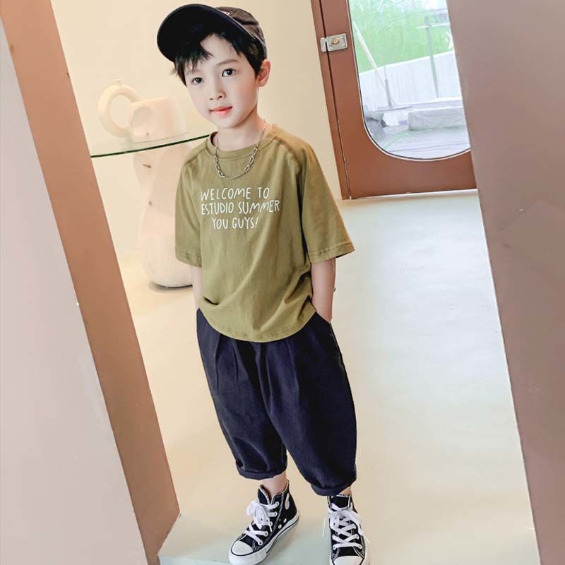 Quần Harem Chất Liệu Cotton Mỏng Thời Trang Mùa Hè Hàng Mới Phong Cách Nhật Hàn 2022 Cho Bé Trai