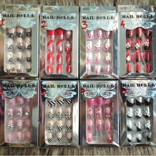 Bộ 24 móng giả dán siêu đẹp sang trọng. Móng giả dán đẹp. Mun bé ù shop