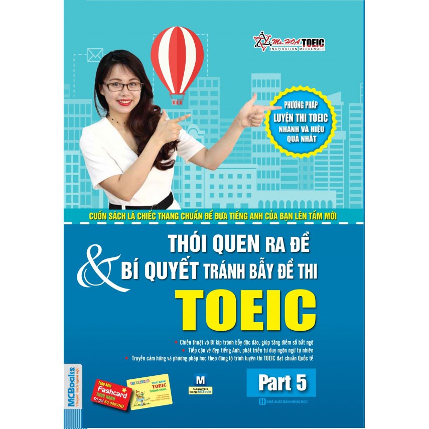 Sách - Thói quen ra đề & bí quyết tránh bẫy đề thi TOEIC part 5