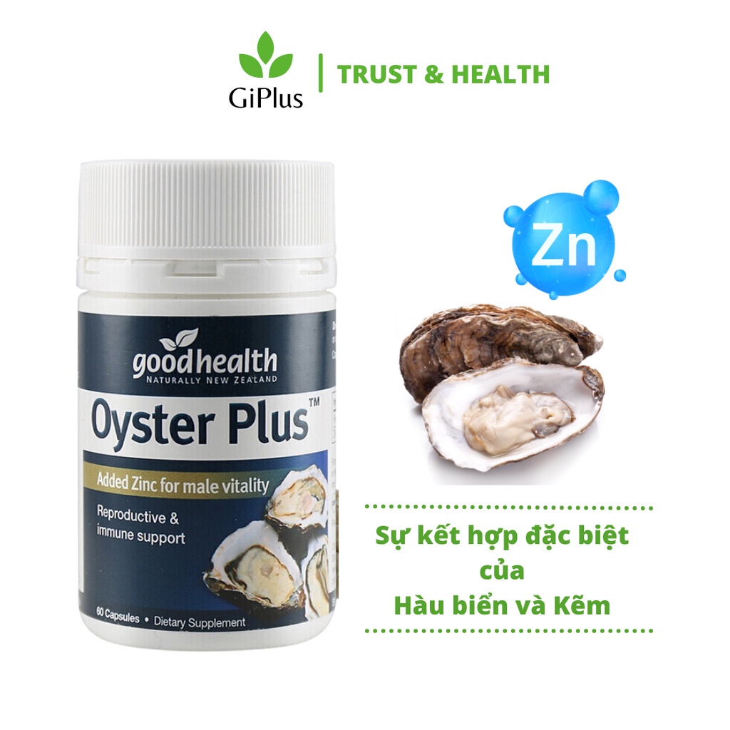 Viên Uống Tinh Chất Hàu, Tăng Cường Sinh Lý Nam New Zealand Oyster Plus Goodhealth