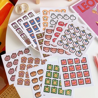 Sticker trang trí hoạt hình dễ thương Hàn quốc