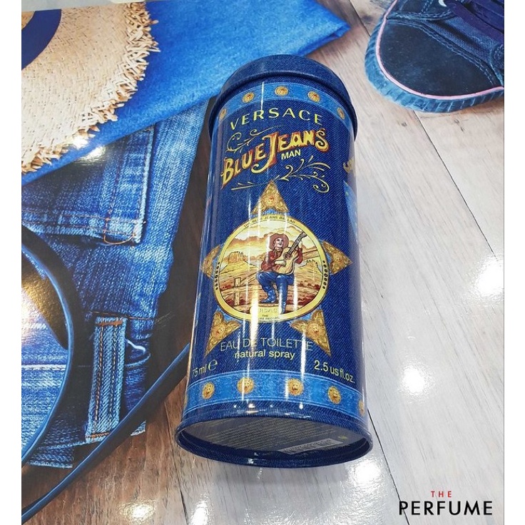 Nước hoa nam mùa hè Versace Blue Jeans Eau De Toilette 75ml tại Nguyễn Gia group quận 5: