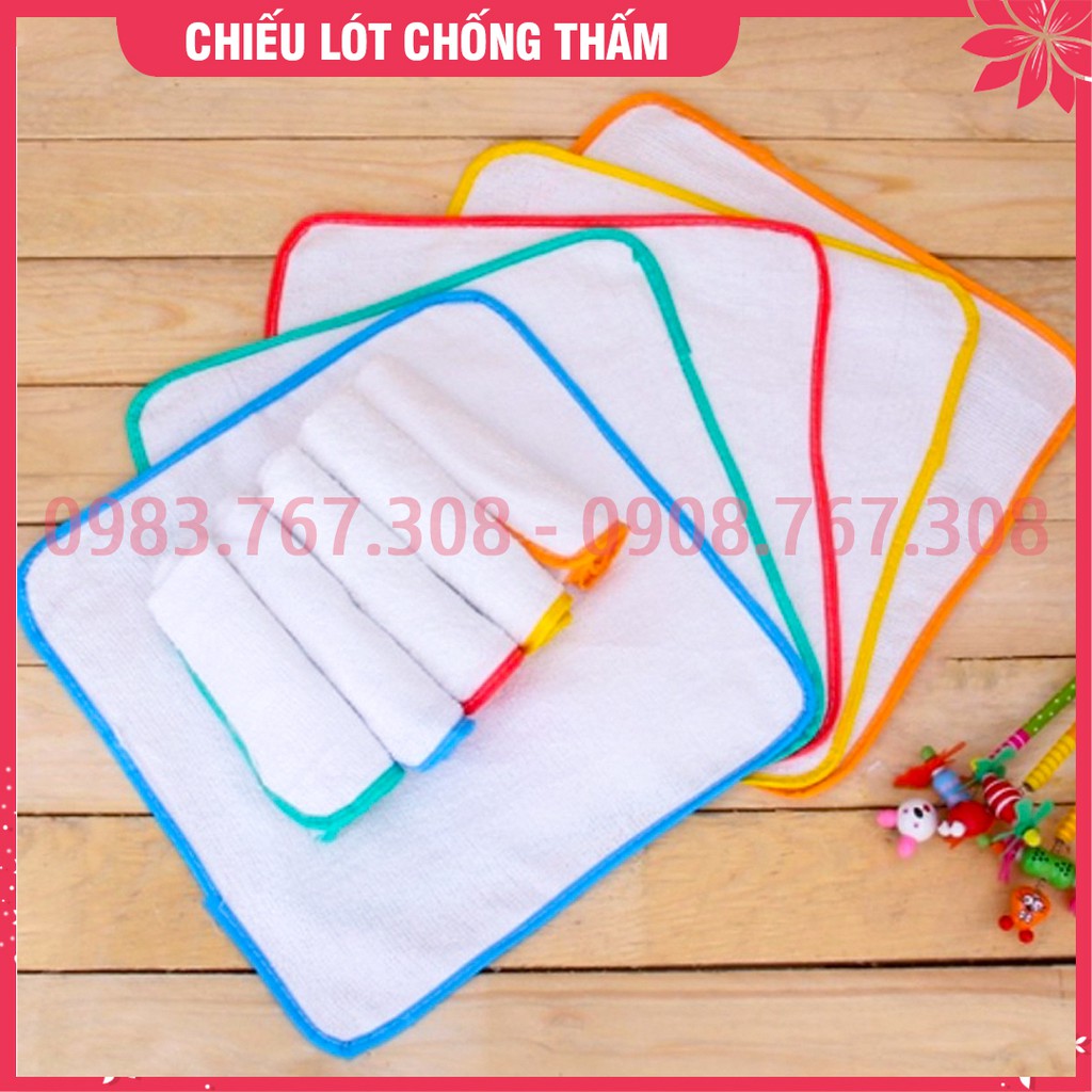 Chiếu Lót Chống Thấm 2 Lớp Trắng - Kích Thước: 30x30cm - SP000599