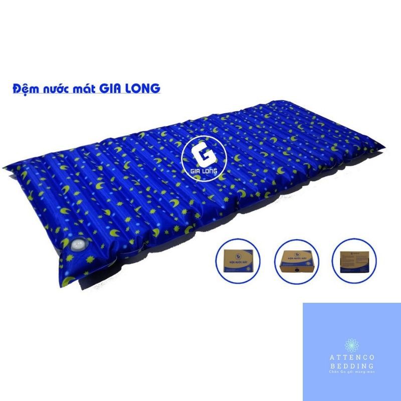 Nệm Nước  ❄️FreeShip❄️ Đệm nước mát Gia Long Cao Cấp Kích thước dài 170cm rộng 70cm (khách mua về bơm nước vào dùng)