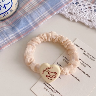 Dây cột tóc hình trái tim cute Đô Mi