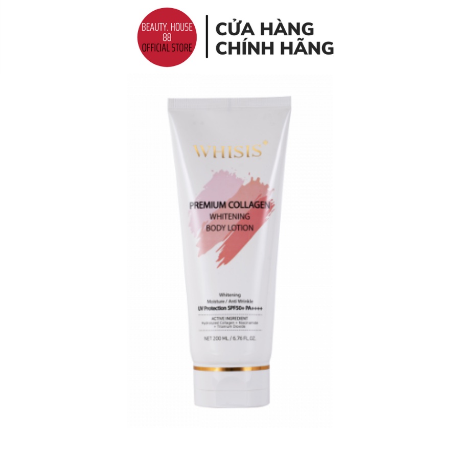 KEM DƯỠNG BODY WHISIS TRẮNG DA SPF 50+ PDA++++(200ML)