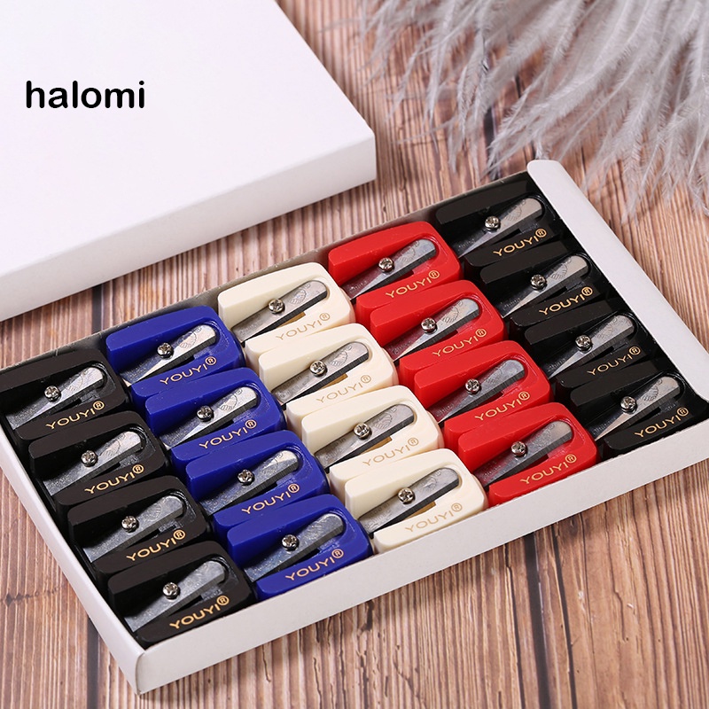 Dụng cụ gọt chì kẻ mắt, chì kẻ mày bằng nhựa nhiều màu siêu xinh HALOMI