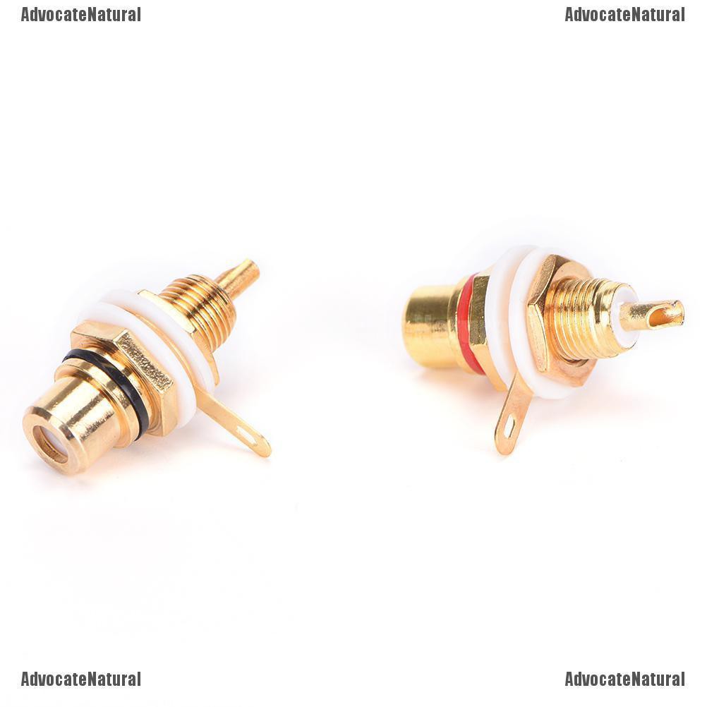 Set 10 Ổ Cắm Rca Mạ Vàng 24k Cao Cấp | BigBuy360 - bigbuy360.vn