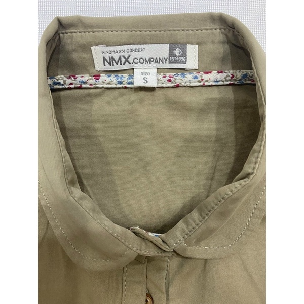 Áo sơ mi tay dài vải kate lụa mềm màu cafe Nino.maxx  - Thanh lý vnxk