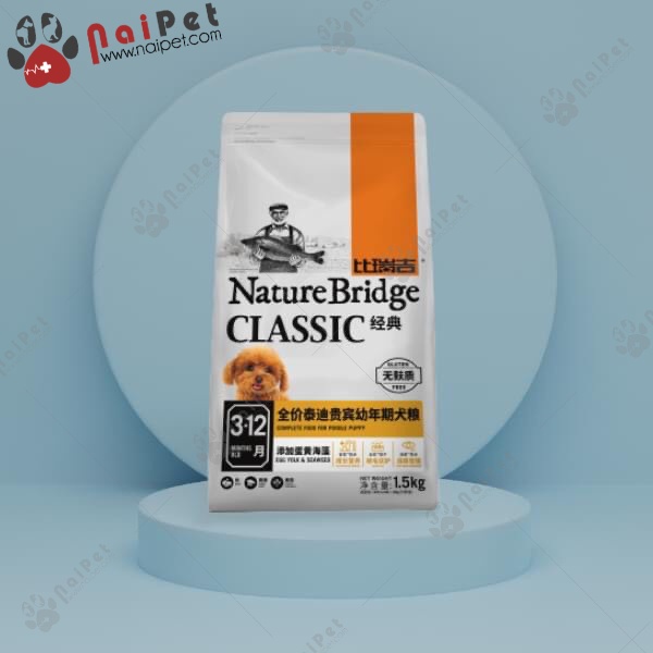 Thức Ăn Hạt Cho Chó Poodle Nature Bridge Classic 1.5kg