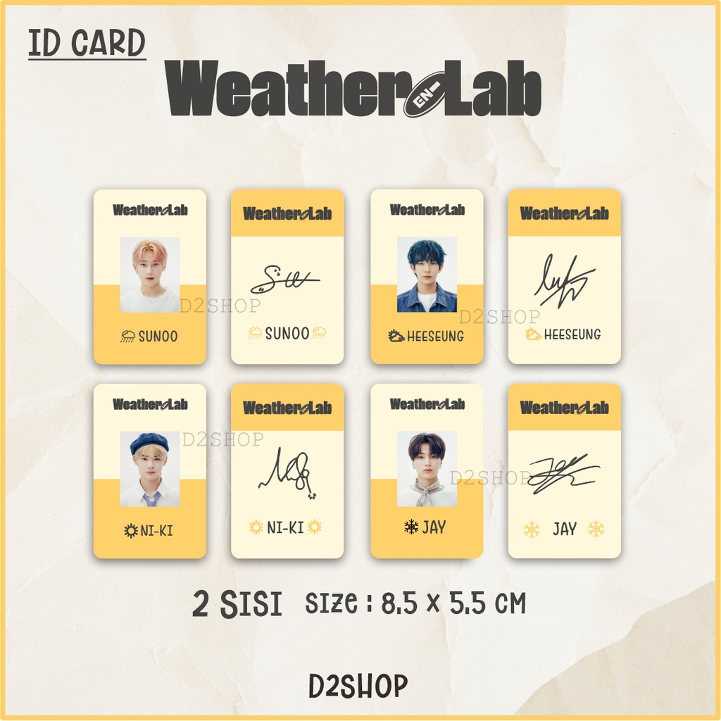 Chúc Mừng Mùa Năm 2022 Thời Tiết Phòng Thí Nghiệm PHOTOCARD