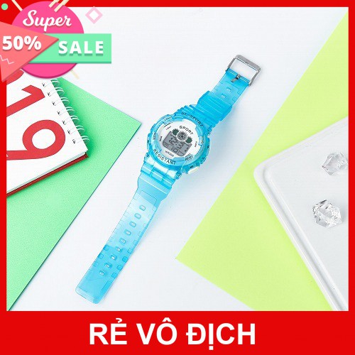 Thương hiệu độc quyền-Đồng Hồ Thể thao Unisex SL-Sport 02 cao cấp dây cao su đúc đặc chống nước TUYỆT ĐỐI siêu bền