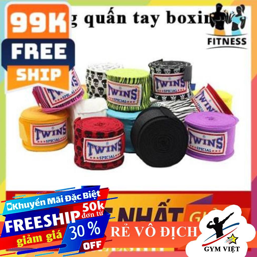 FREESHIP🎁 Băng quấn tay boxing Twins ⚡giá rẻ⚡ Băng tay đấm bốc 5m