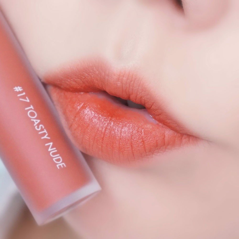 (CAM KẾT AUTH, TEM HIDDEN TAG) Son Kem Lì Romand Zero Velvet Tint màu 17 Toasty Nude