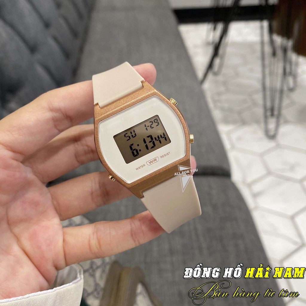 Đồng hồ nữ Casio.B640.Mặt 38mm,dây nhựa,chống sốc,hiển thị điện tử.