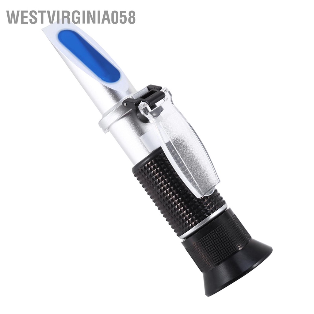 Westvirginia058 Khúc xạ kế Glycol Xe ô tô Chống đông pin Công cụ kiểm tra chất làm mát động cơ axit RHA-503ATC