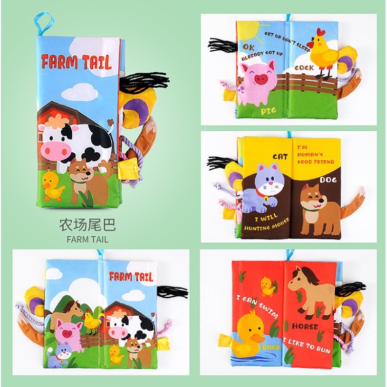 Sách Vải Cho Bé 3d Từ 0-12 Tháng Tuổi 1-2 Tuổi