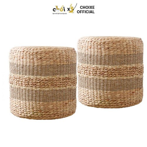 Đôn Trang Trí Conggo Round Decorative - Chổi Xể