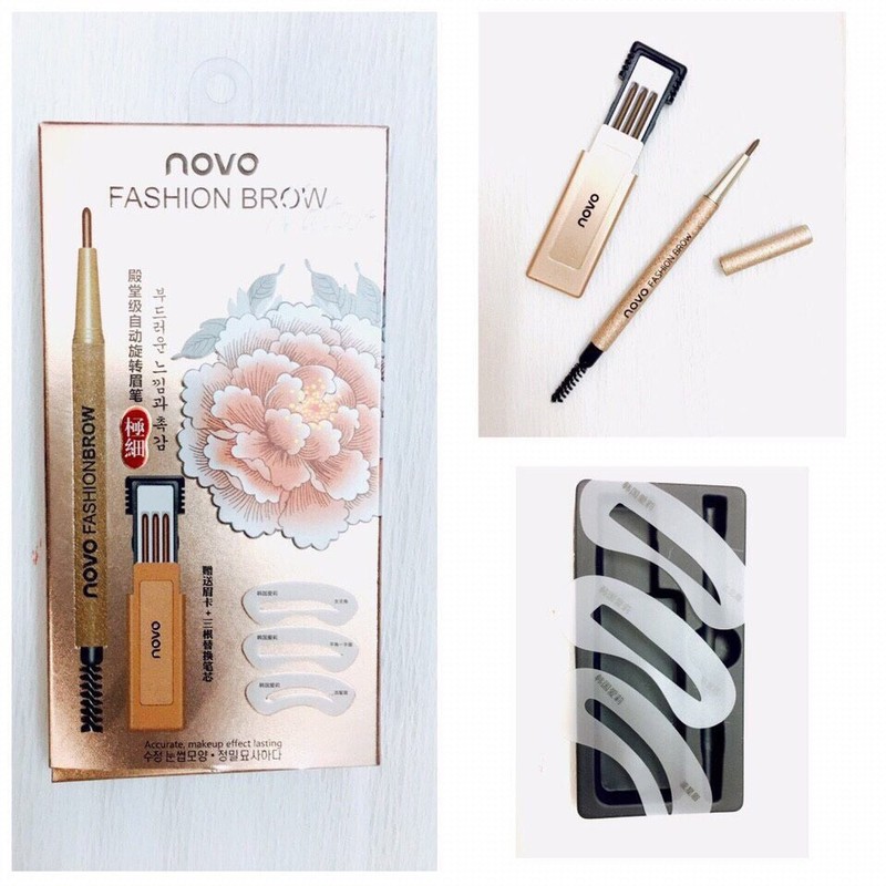 Bộ chì mày định hình 3 kiểu Novo Fashion Brow | BigBuy360 - bigbuy360.vn