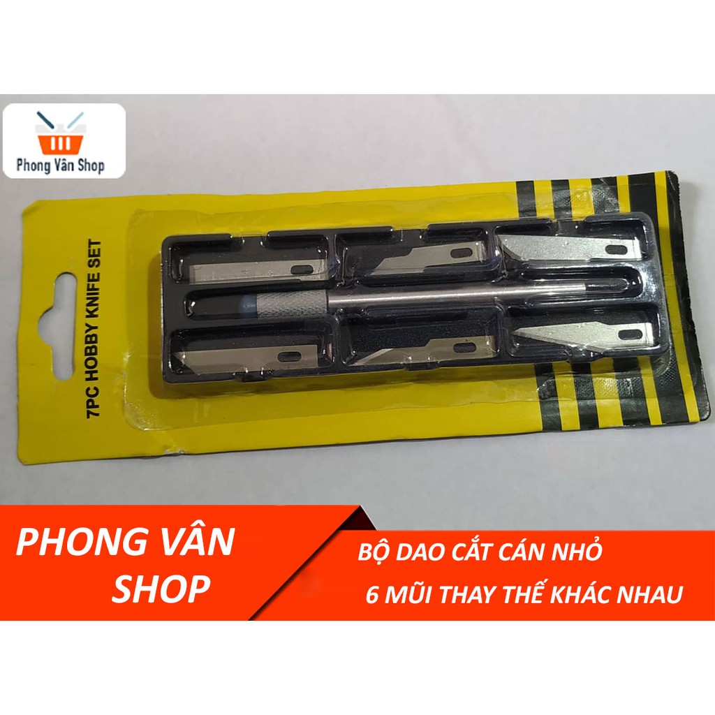 Bộ dao cắt cán nhỏ - 6 mũi thay thế khác nhau