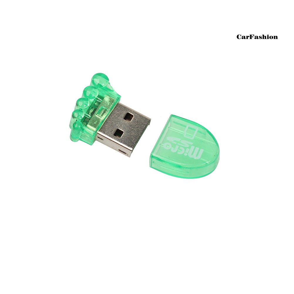 Đầu Đọc Thẻ Nhớ Usb 2.0 Tốc Độ Cao Hình Bàn Chân Nhỏ