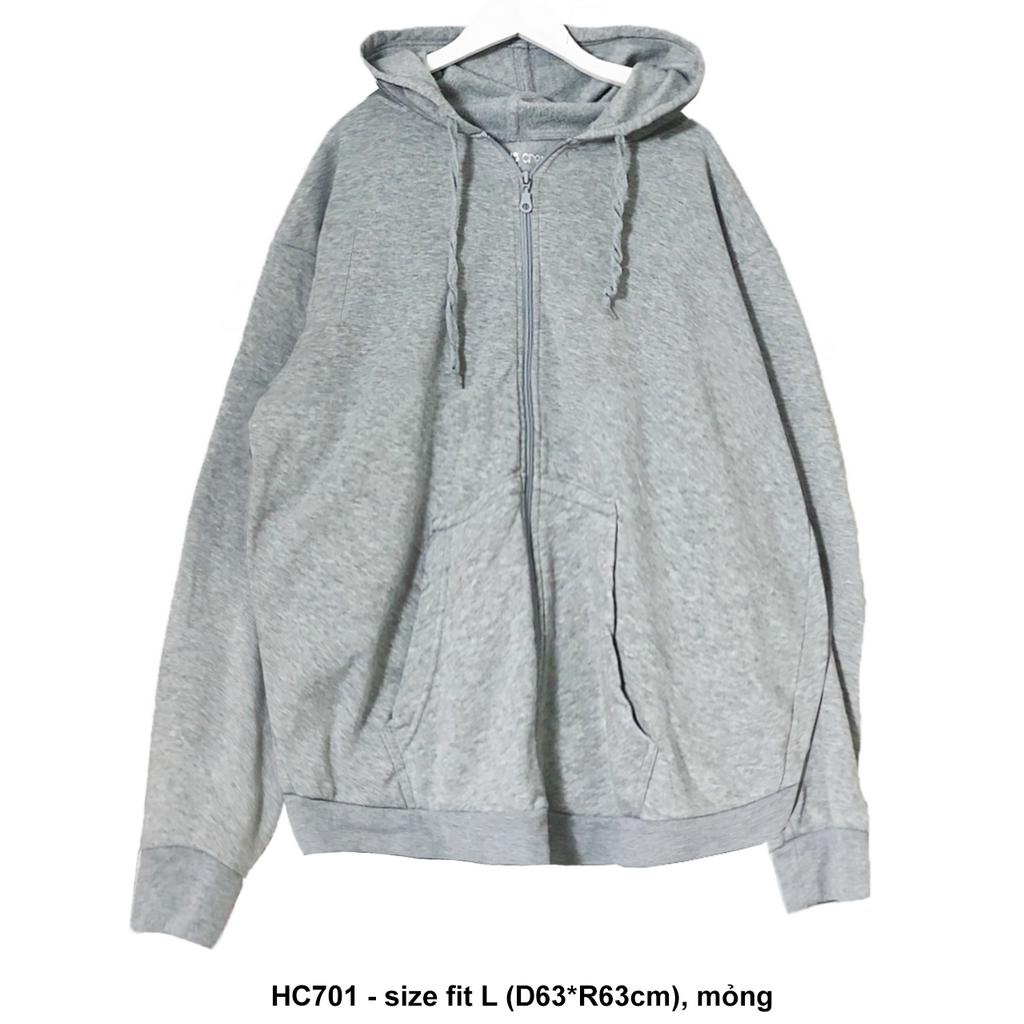 Áo Hoodie, áo sweater 2hand nhập Mỹ Oversize nữ, nam, chất dày, size lớn, form rộng, tay bồng  180523