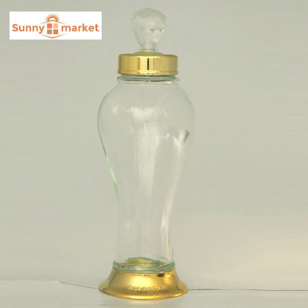 Bình thuỷ tinh ngâm sâm Phú Hòa dung tích 1 lít không van