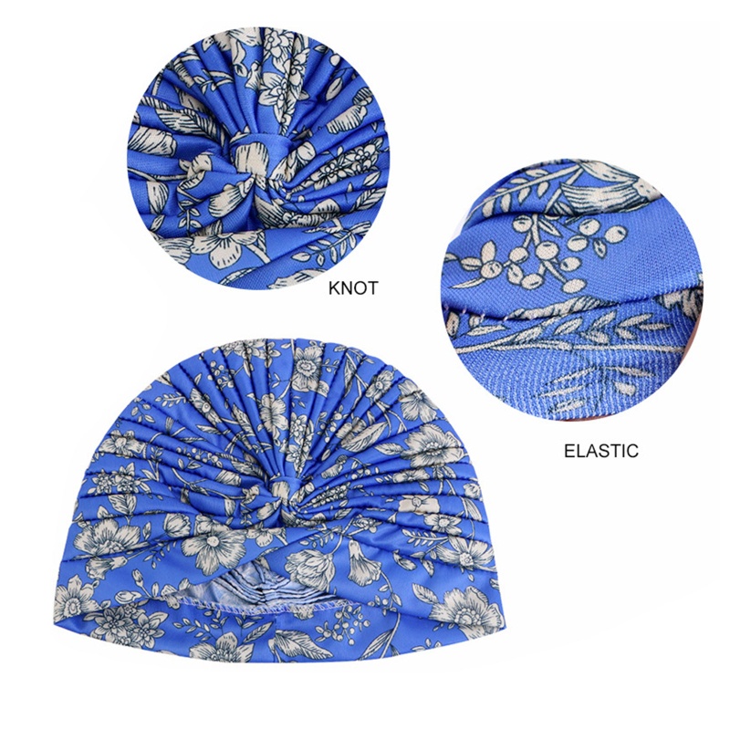 Khăn Turban In Hoa Thời Trang Nữ Tính
