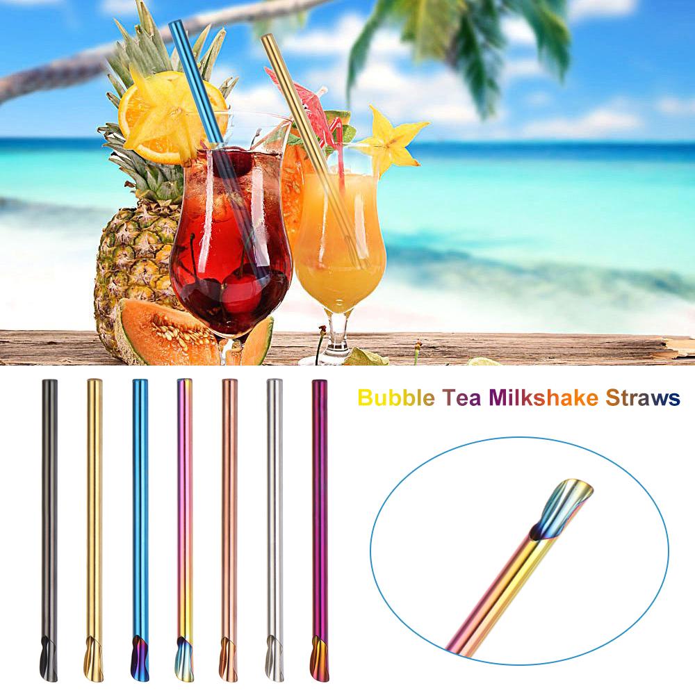 PINEVN Ống Hút Bằng Thép Không Gỉ Tiện Lợi Cho Nhà Bếp