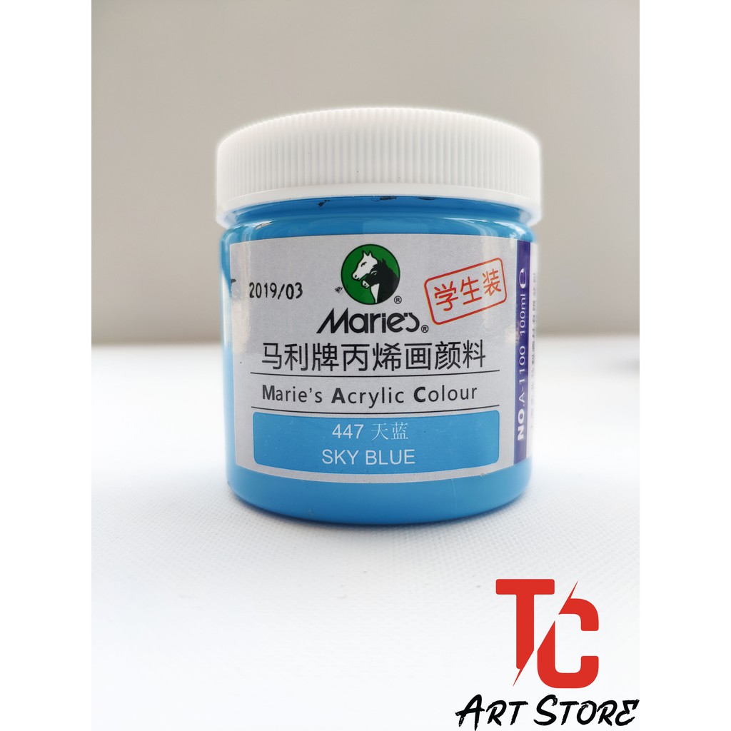 [ TC Art ] Màu Vẽ Acrylic Maries 100ml - Full Bảng Màu