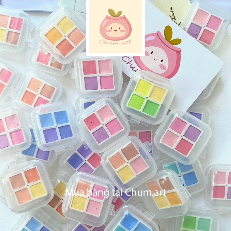 Chum Art Màu nước MIYA tone Da mix Pastel màu nước dạng guache