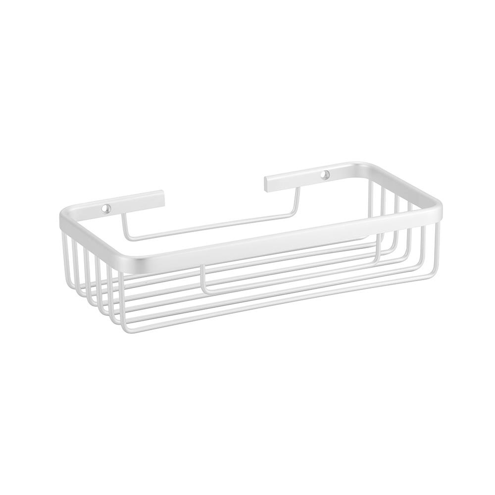 Homebase MOYA Giá/kệ để đồ phòng tắm KU011.01 bằng nhôm 6.5X26.5X13.5CM màu bạc