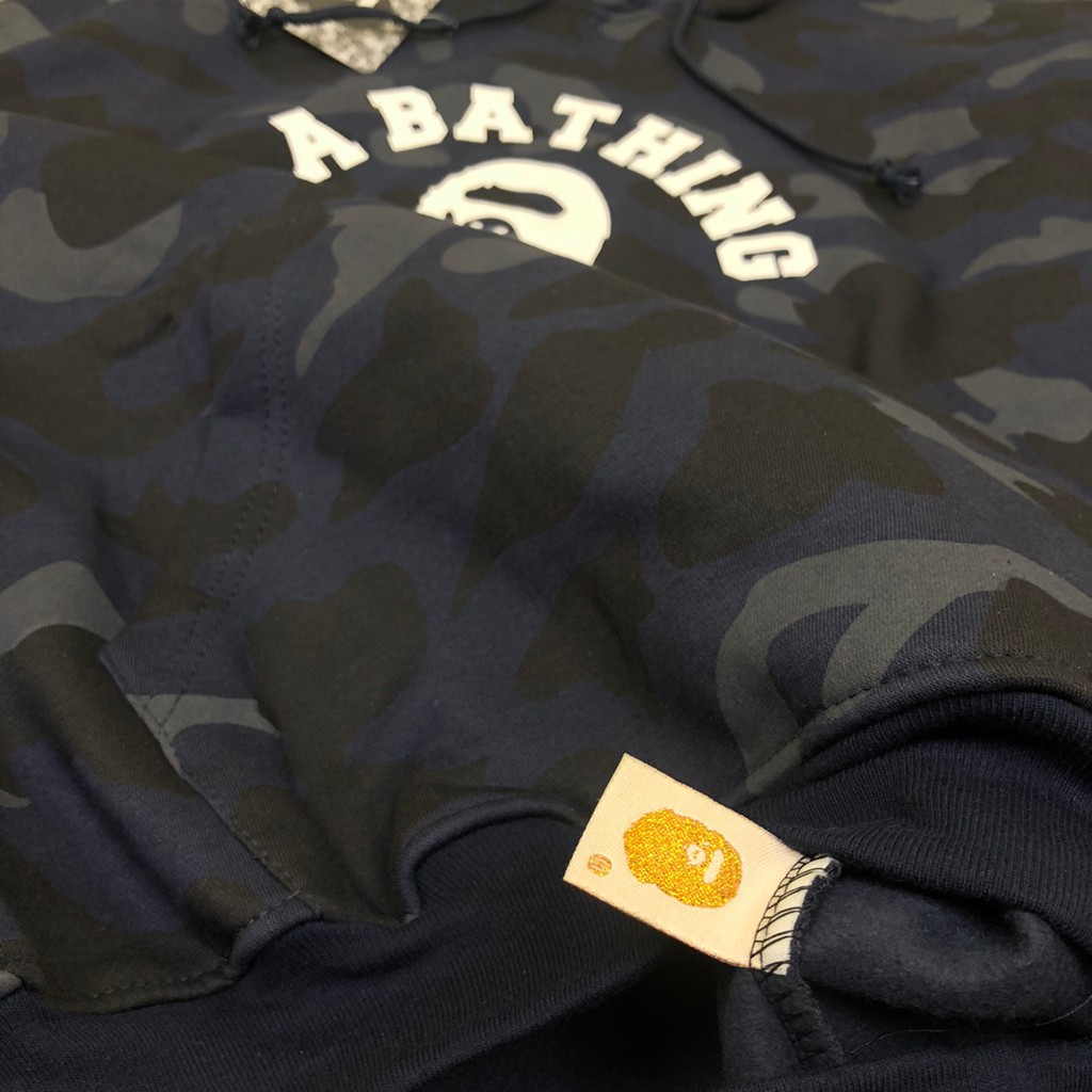 Bape Áo Khoác Hoodie Họa Tiết Rằn Ri 2 Màu