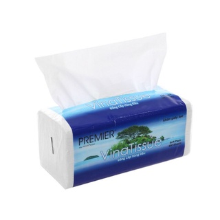 Khăn Giấy Lụa Rút VinaTissue Premier - Gói 280 tờ × 2 lớp