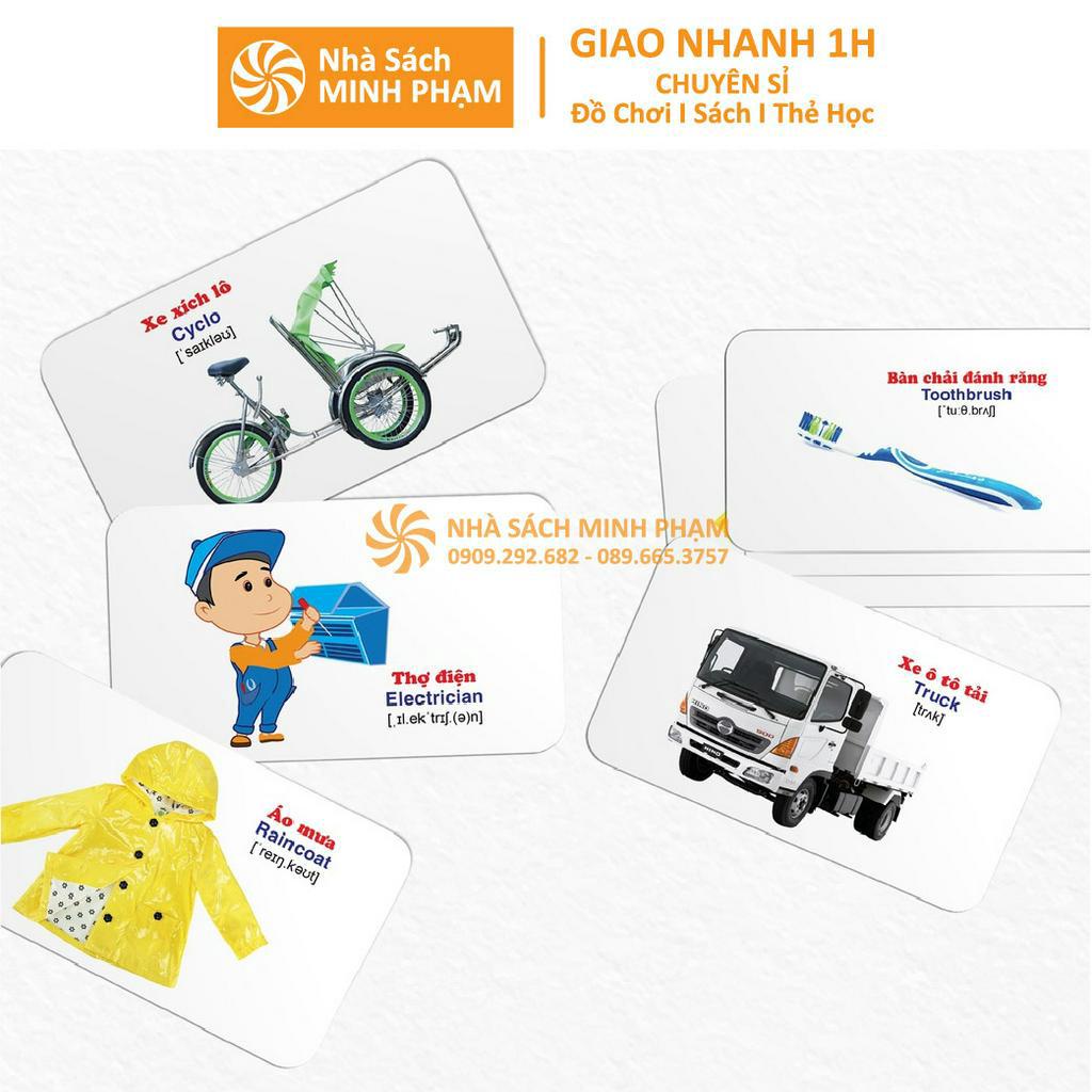 Sách - FLASHCARD Bộ Thẻ Học Thông Minh Cho Bé 416 Thẻ - 16 Chủ Đề