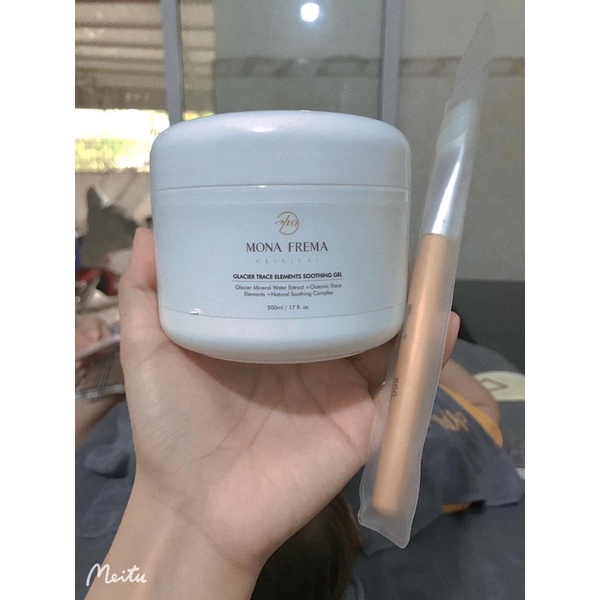 Mặt nạ Mona Frema dạng gel hạ nhiệt Glacier Trace Elements Soothing Gel 50ml