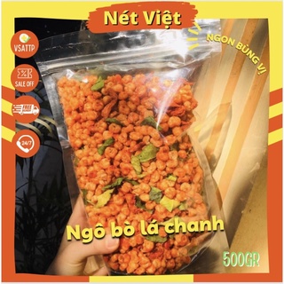 Ngô bò lá chanh, bắp rim ngô bò lá chanh 500g
