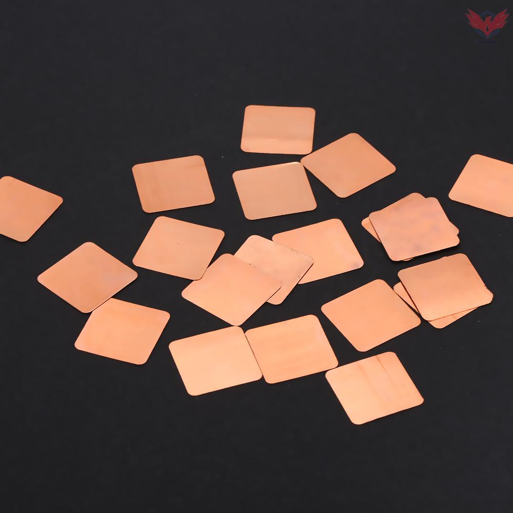 Set 20 Tấm Nhôm Tản Nhiệt Cpu Gpu 15x15 X 0.1mm | BigBuy360 - bigbuy360.vn
