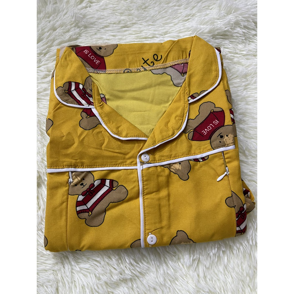 Đồ Bộ Bầu, Bộ Sau Sinh Pijama Mềm Đẹp Mới Nhất BPJM930, Hàng Chuẩn (Có khóa hoặc túi ngực như hình)