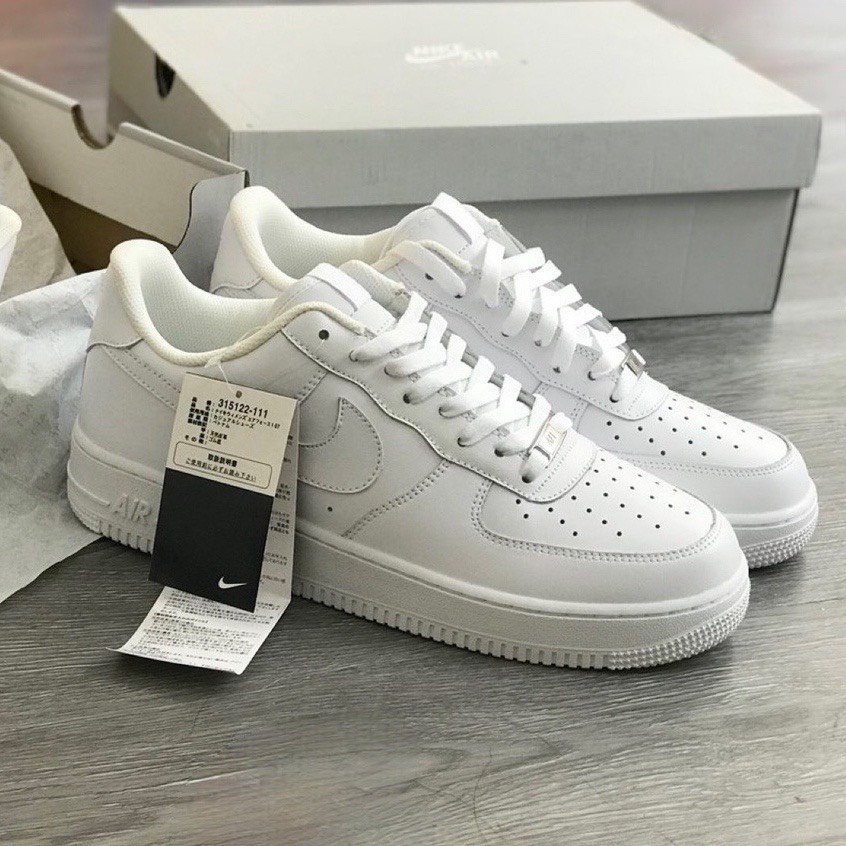 Giày_Nike Trắng , Giày_Nike Air Force 1 Trắng Cao Cấp Full Size Nam Nữ Hot Trend Full Box BILL