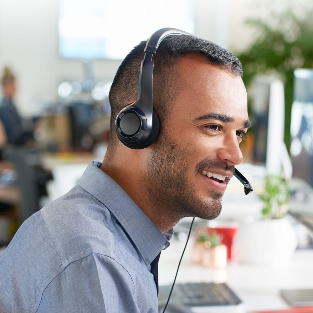 Tai Nghe chụp tai Logitech H390 - Tai nghe kèm Mic chơi game chat voice chống ồn Logitech H390