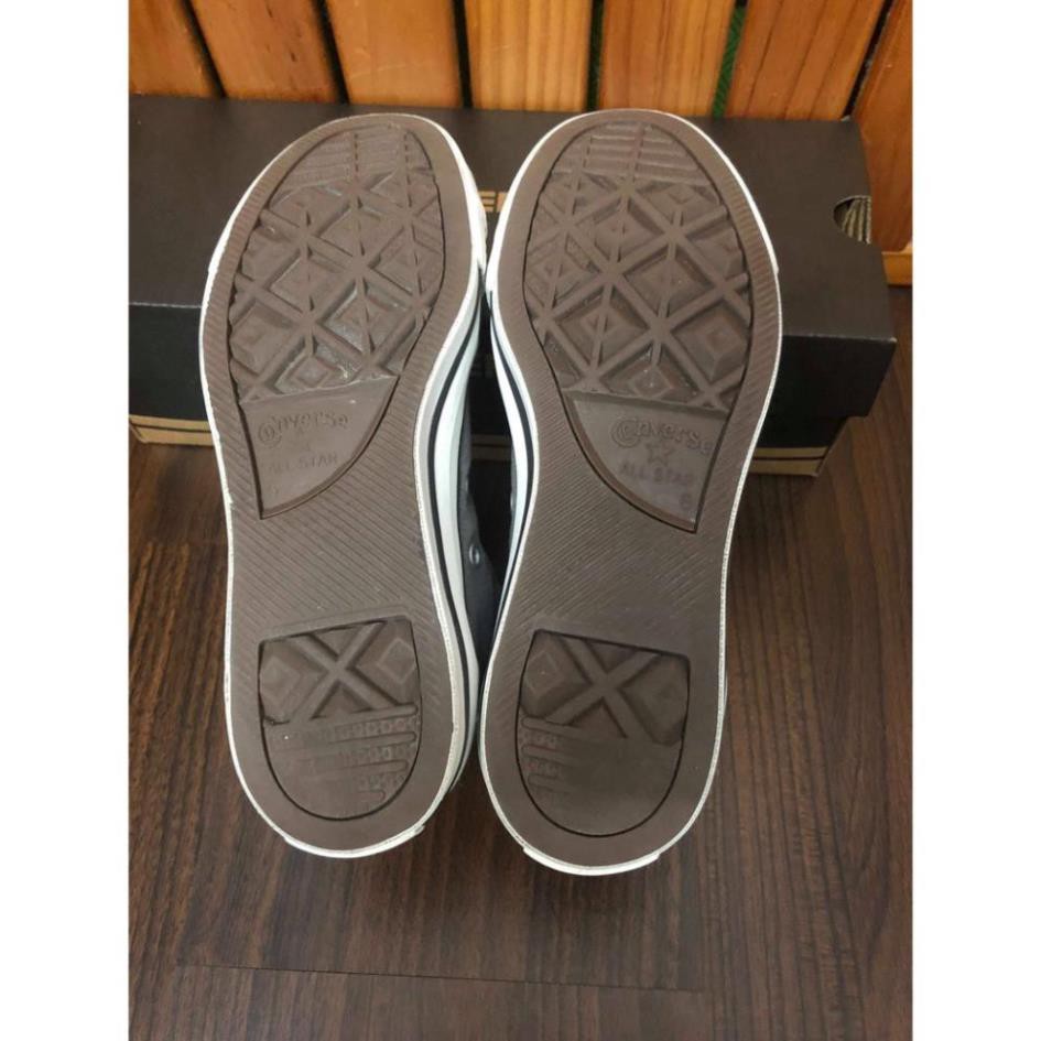 [Xả] GIÀY SNEAKERS CONVERSE XÁM CỔ CAO SIZE 39 FULL BOX (REAL/2HAND)(CÓ BẢO HÀNH) [Sẵn Hàng] '