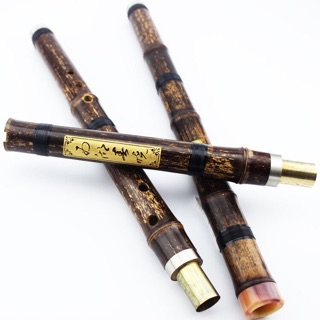 Tiêu trúc tím 3 khúc dòng cao cấp (free ship)