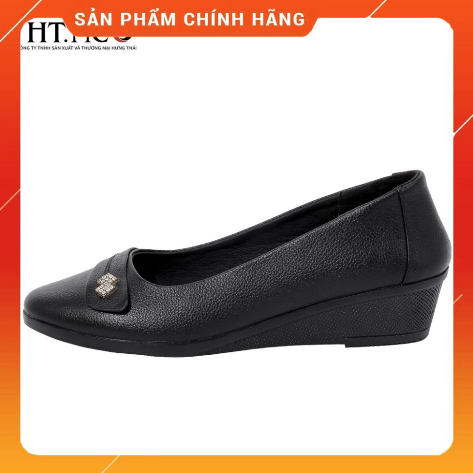 HOT giày xuồng nữa da bò mềm dễ đi cao 3p cực đẹp HK.STORE (nu05-nd)