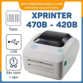 Máy in đơn hàng Shopee TMĐT Xprinter XP470B USB + LAN - Xprinter 420B - Xprinter DT426B